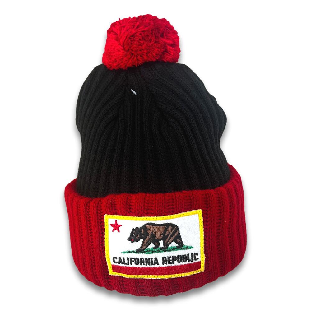 California Republic Cali Life Thick Winter Beanie Ski Cap Snowboard Hat